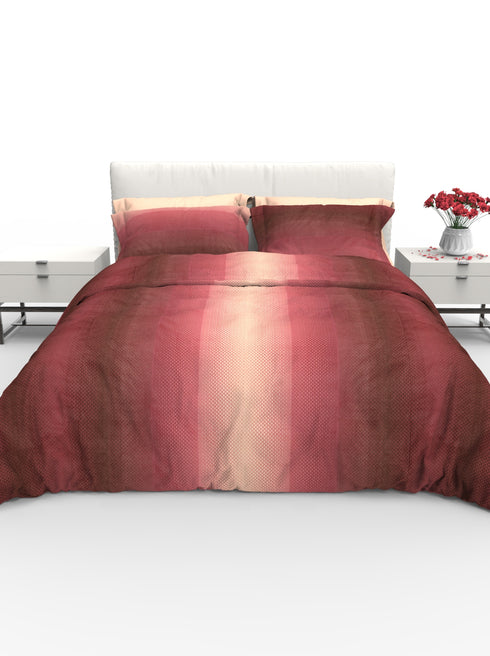 Carmel King 100% Cotton Satin King Size Bedsheet with 2 Pillow Covers - Extra Soft - 220 TC Satin Weave - 2
